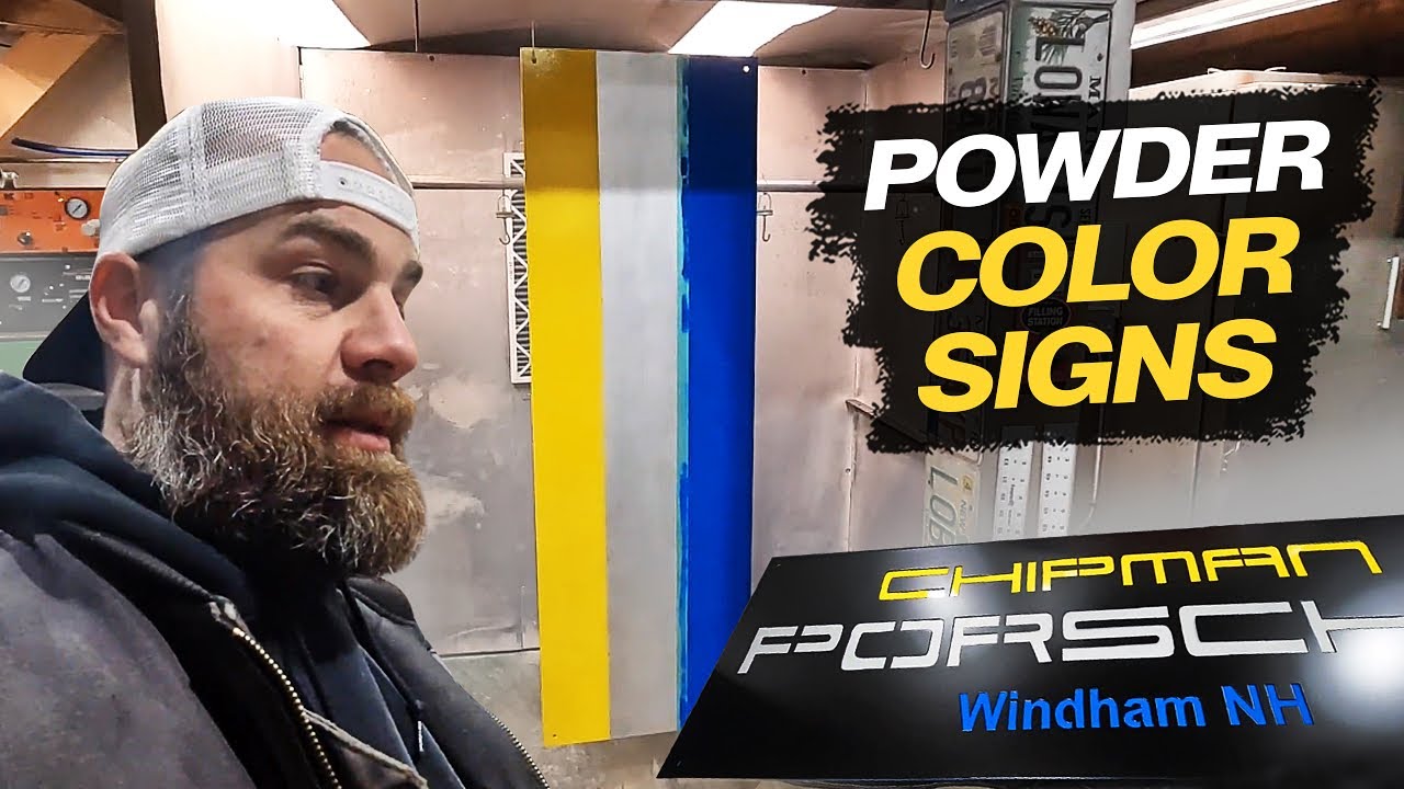 How to Powder Coat Multiple Color Signs