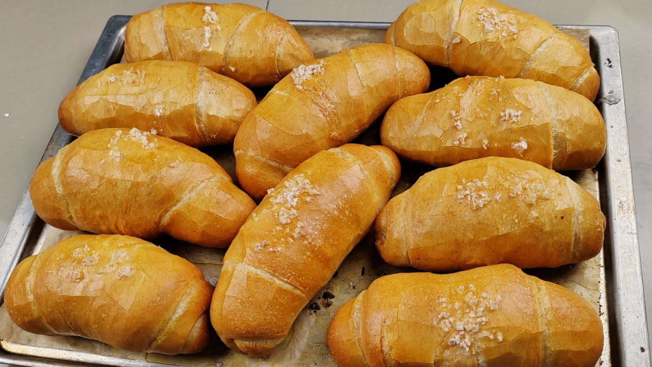 Sourdough​ Shio​ Pan | ขนมปังเกลือซาวร์โดว์ | Salt​ butter​ role sourdough​ recipe
