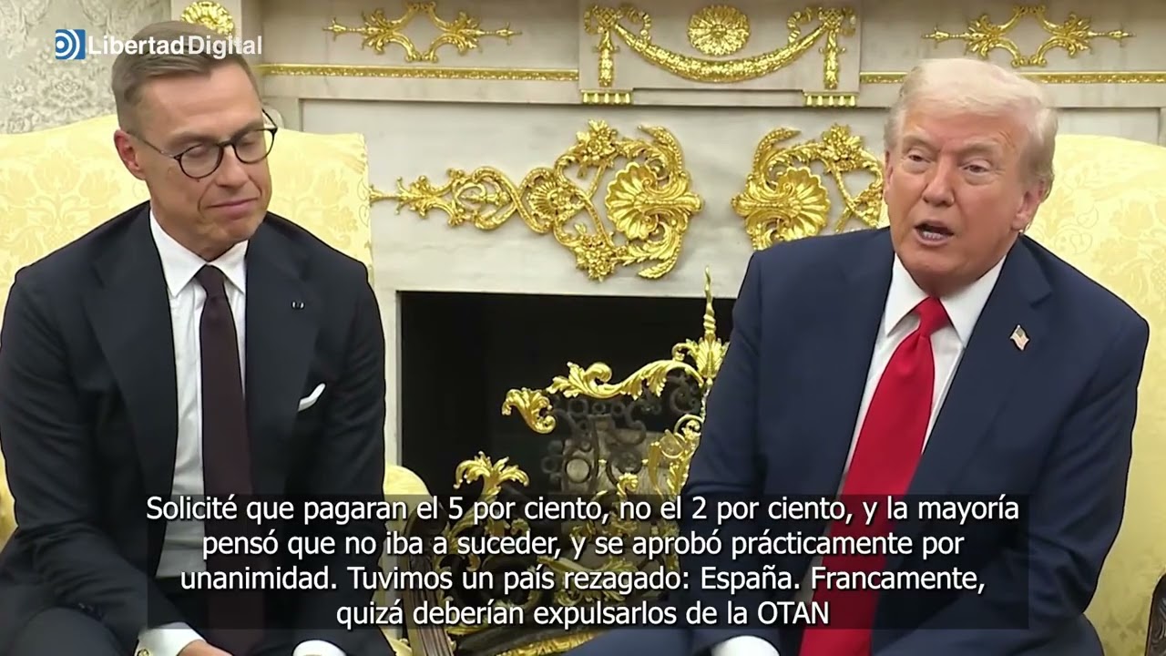 Trump amenaza con expulsar a Espa&ntilde;a de la OTAN por no aumentar el gasto en defensa
