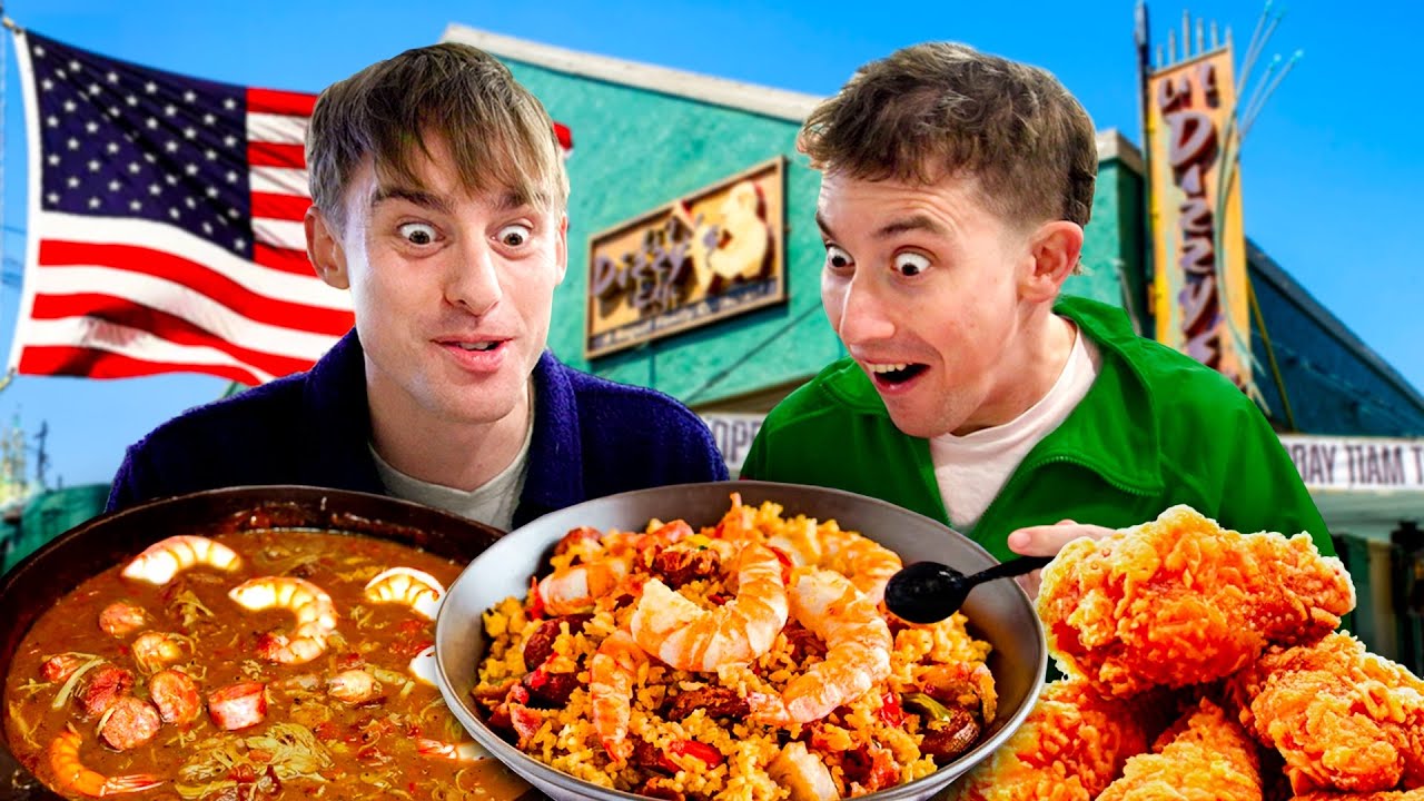 Two Brits try Louisiana Soul food for the first time!
