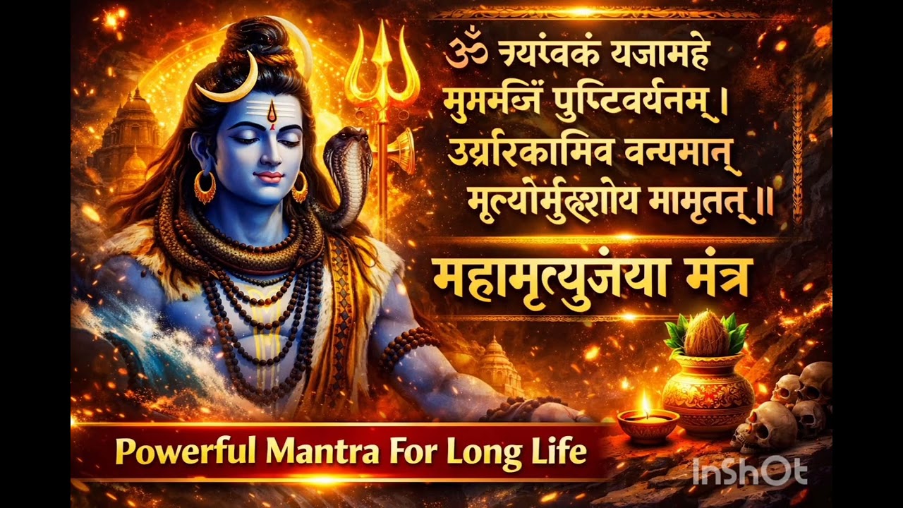 महामृत्युंजय मंत्र | Mahamrityunjay Mantra | Shiv Mantra for Health, Peace & Protection