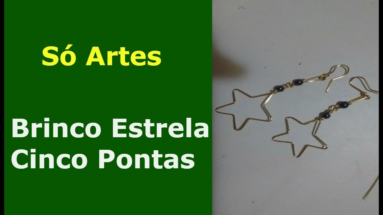 Brinco Estrela Cinco Pontas