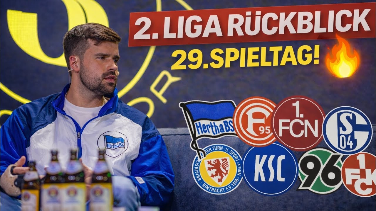 2. LIGA R&Uuml;CKBLICK - 29. SPIELTAG! Schalke durch?👀 Anfang Raus🚨 Ende Rein bei Fortuna🔥 H96 stark!
