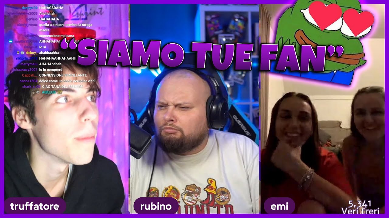 DUE FAN DI DAVID RUBINO entrano in LIVE DA GRENBAUD, MA..