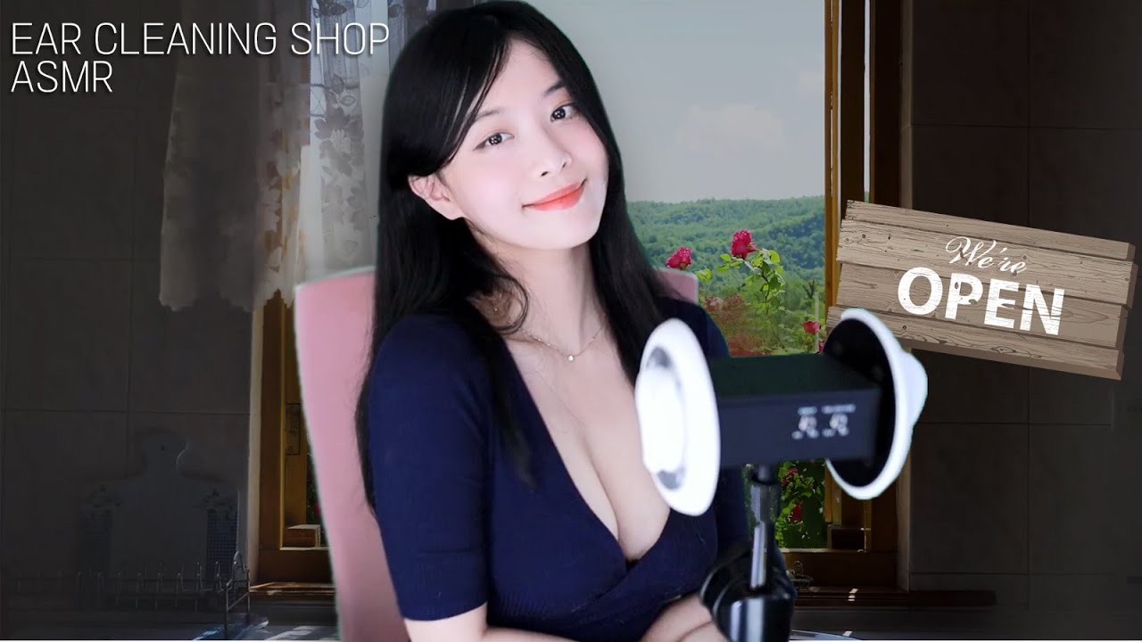 ASMR l Super Tingles Ear-Cleaning shop 3DIO