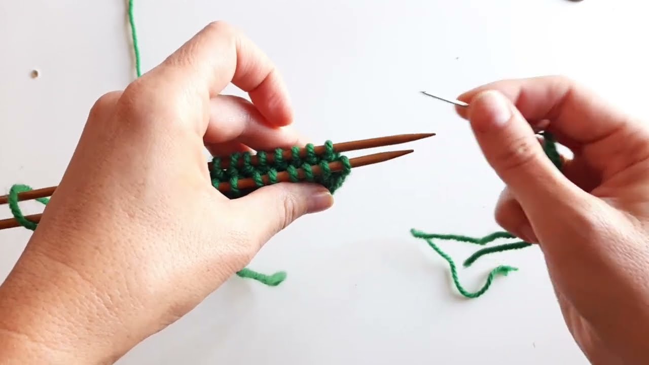 Ścieg dziewiarski - Kitchener stitch