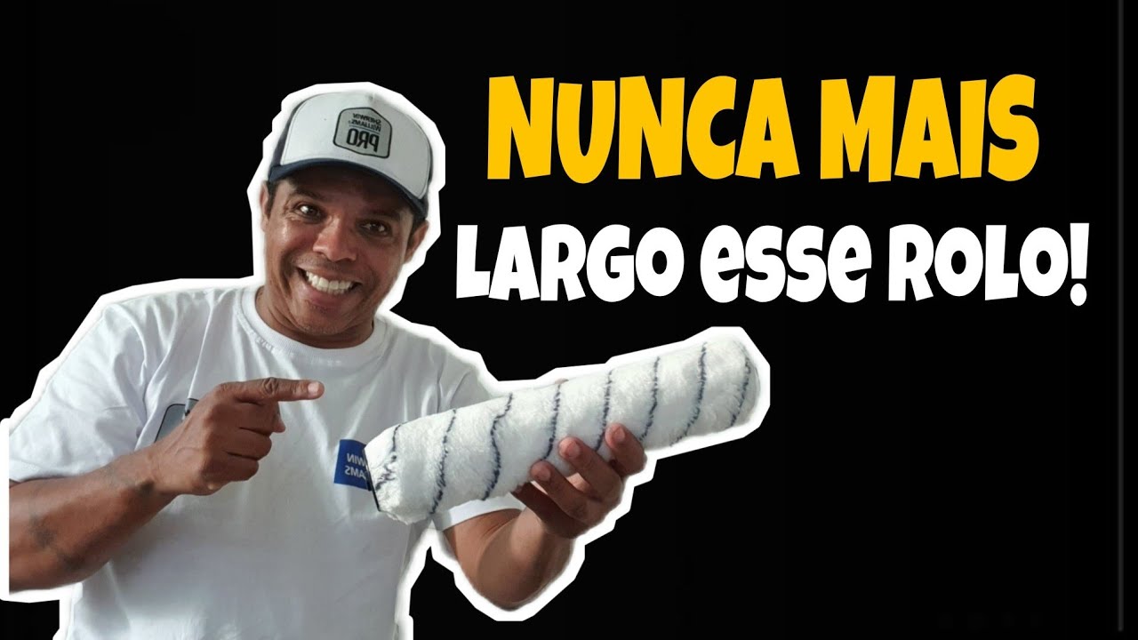 Como pintar com rolo de 30 centimetros super rápido!