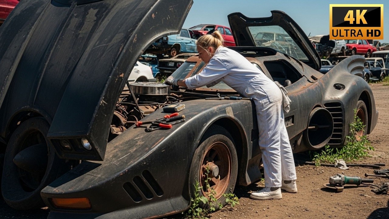 ASMR Car Restoration | 1989 Batmobile (Superhero Legend) — Full Rebuild From Rust to Showroom Icon