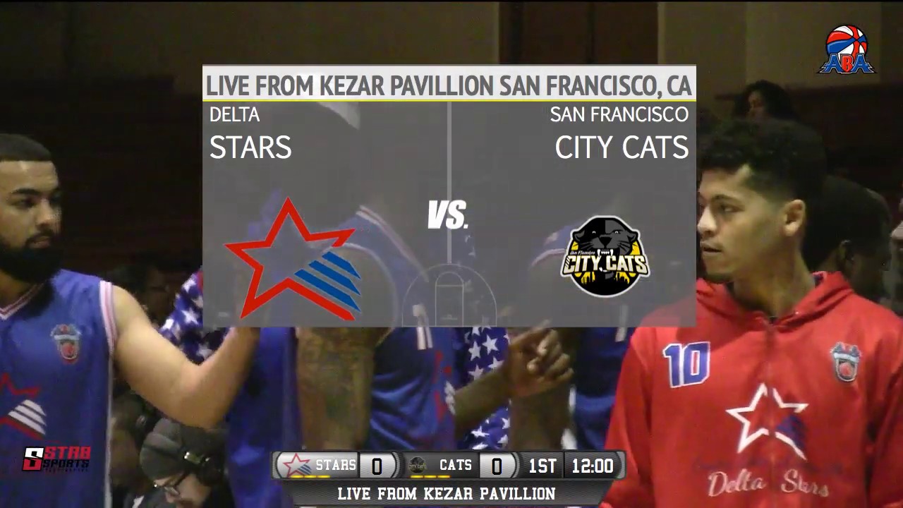 CCC Delta Stars vs San Francisco City Cats ABA Basketball LIVE 12/29/18