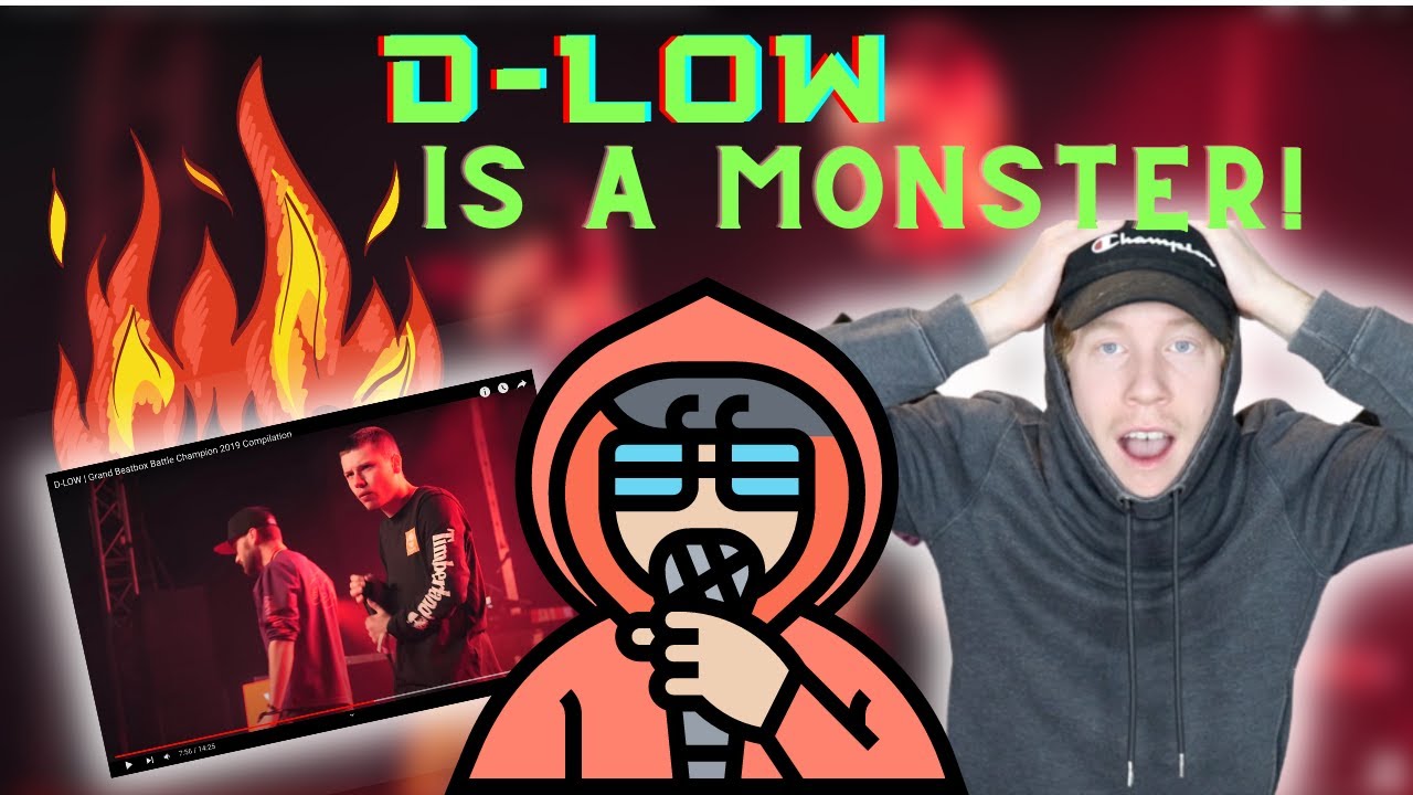 D-LOW | Grand Beatbox Battle Champion 2019 Compilation REACTION  #beatboxreaction #beatbox