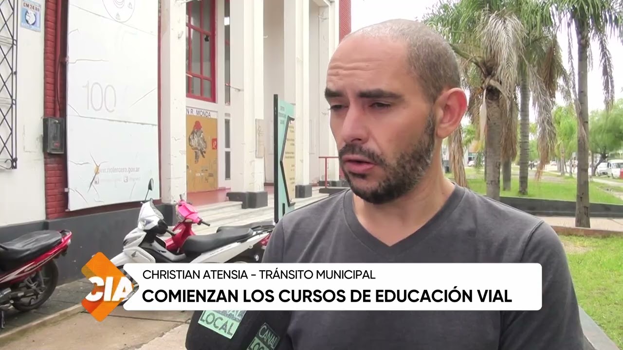 Comienzan los cursos de educación vial, Christian Atensia
