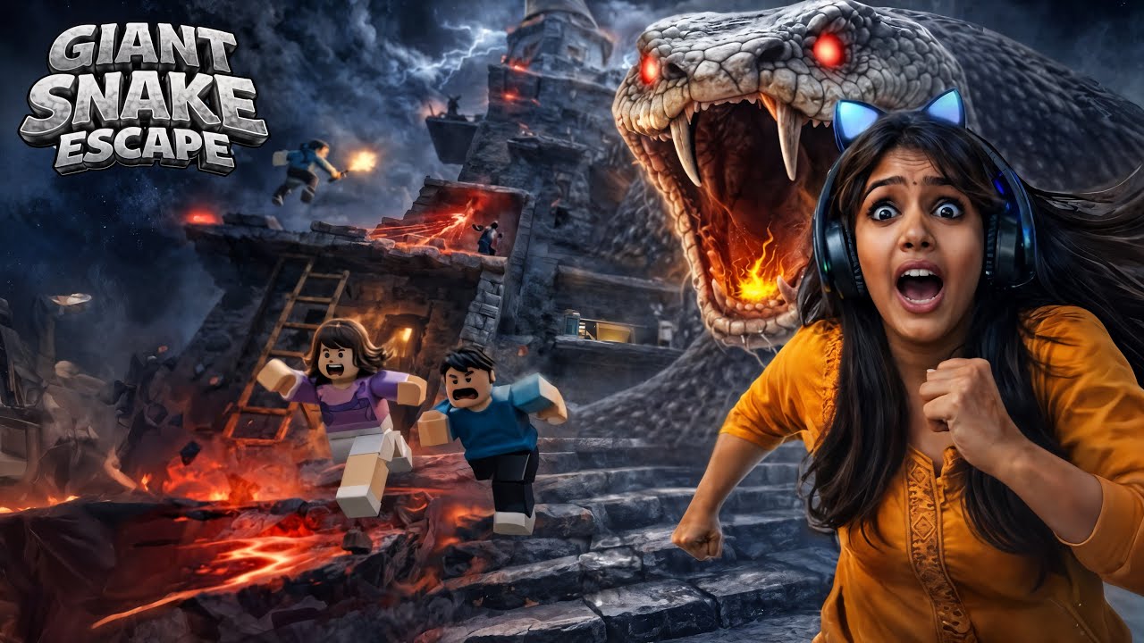 RUN! Escaping The MOST Dangerous Snake in Roblox! 😱🐍