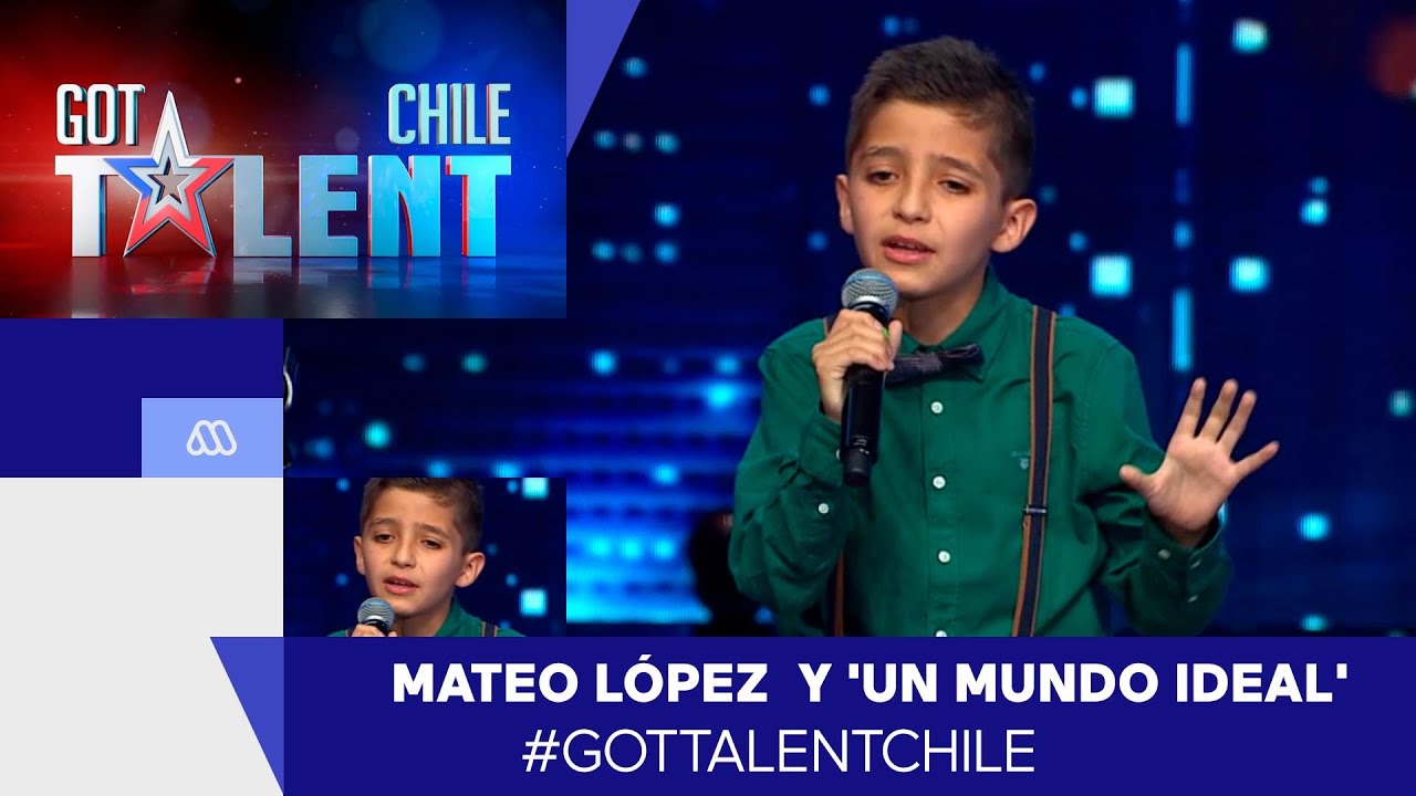 Mateo López impresionó con su versión de 'Un Mundo Ideal' / #GotTalentChile 2021