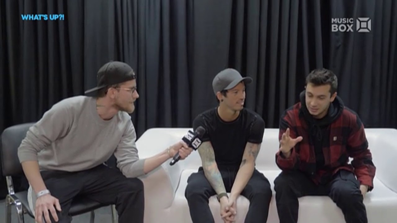 twenty one pilots interview - Chlorine MV, Ned and Leave the City - Music Box UA in Kyiv, Ukraine