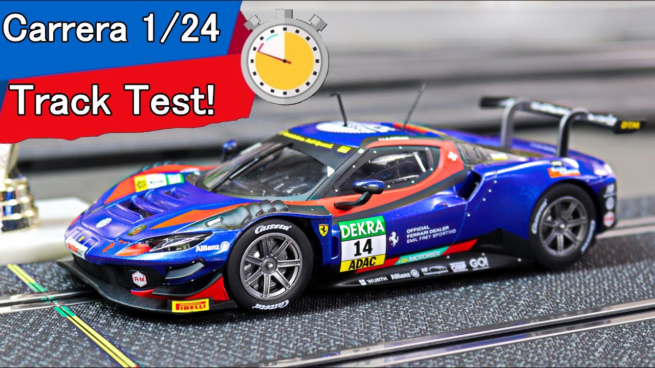 Carrera Ferrari 296 GT3 Emil Frey Racing 124 TRACK TEST!