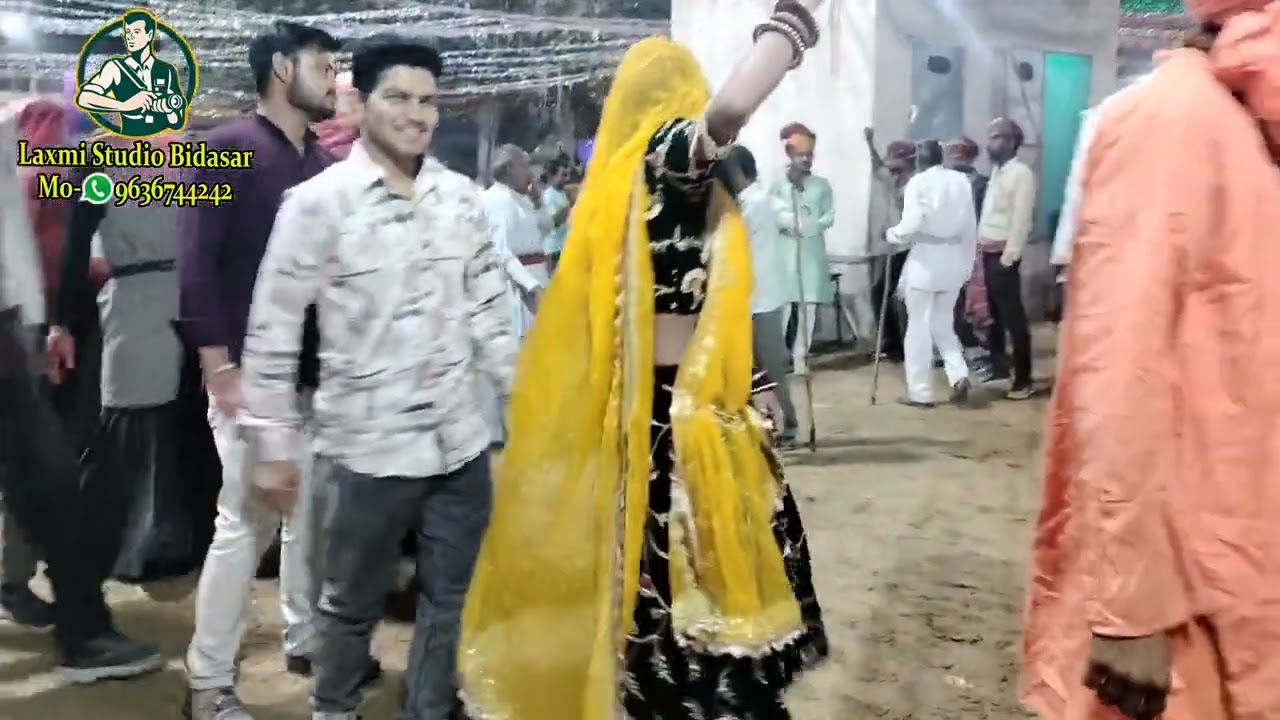 ढाणी कुम्हारान में शानदार गिन्दड़ नृत्य  2024 ll Holi  ll Laxmi Studio mahotsav Gindar nartya