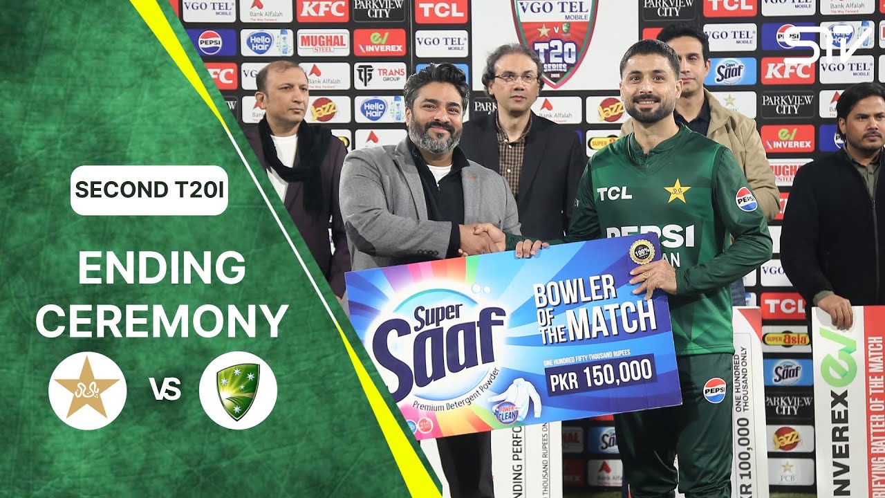 Ending Ceremony | Pakistan vs Australia | Match 02 | T20I Series 2026 | PCB | M9E1H