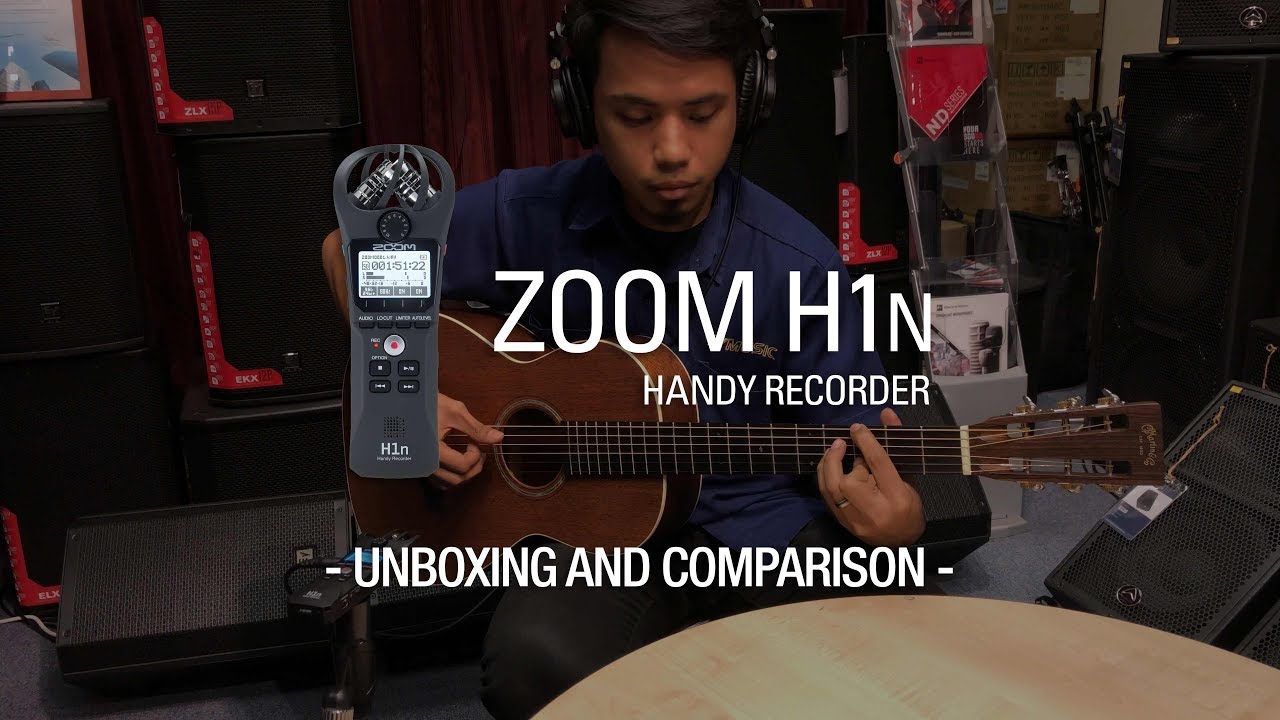ZOOM H1N Unboxing & Sound Comparison!