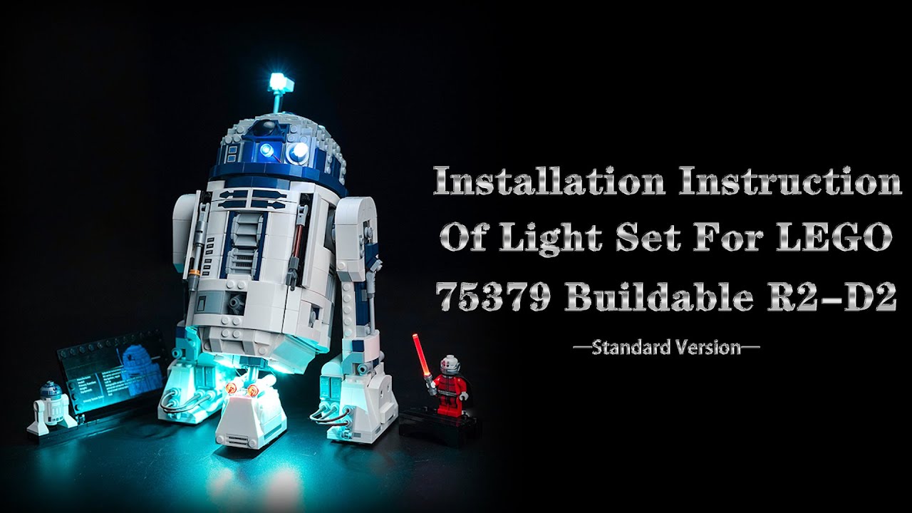 Installation Instruction Of Light Set For LEGO 75379 Buildable R2-D2.