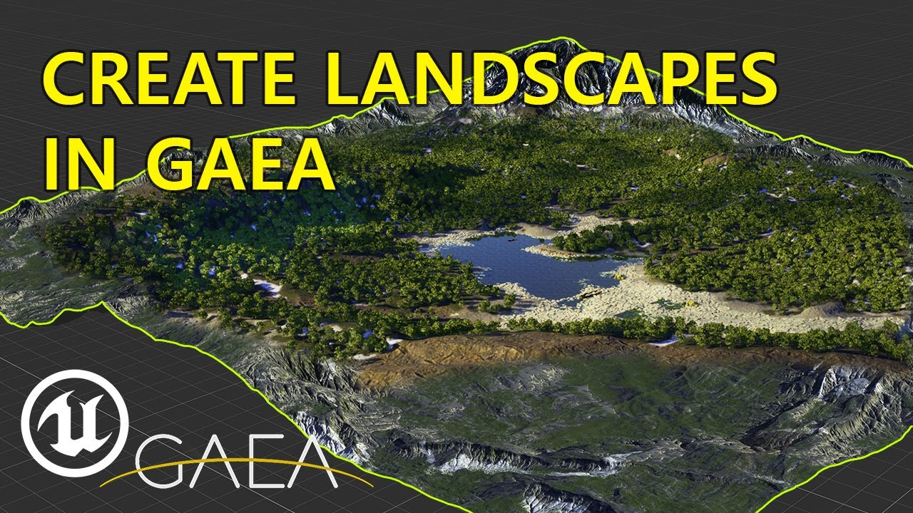 UE5 | Create a Photorealistic Mountain Landscape in Gaea