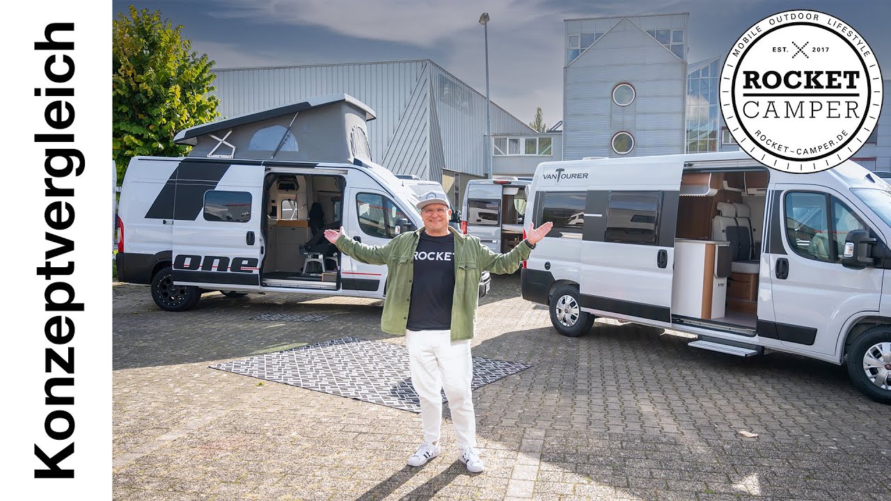 Rocket Camper Konzeptvergleich Rocket ONE versus Vantourer VT 600