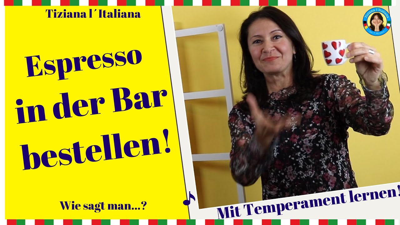 Espresso in der Bar bestellen: pass auf! Hinterlasse keinen schlechten Eindruck!