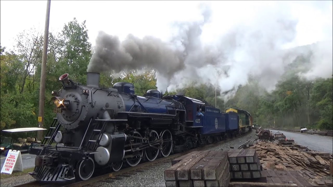 Reading and Northern 425 Autumn Leaf 2016 Part One Port Clinton - Jim Thorpe HD