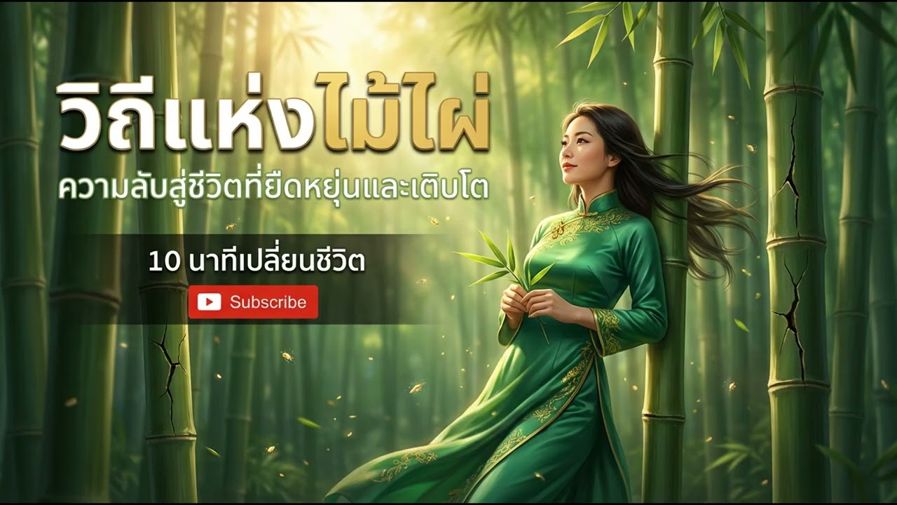 🎋💚 วิถีแห่งไม้ไผ่ | ความลับสู่ชีวิตที่ยืดหยุ่นและเติบโต | 10 นาทีเปลี่ยนชีวิต