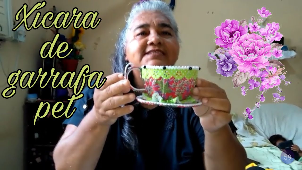 Xícara de garrafa pet