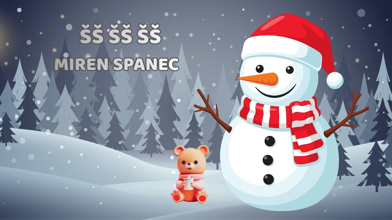 Šš šš šš ❄️ Zimska uspavanka za miren spanec