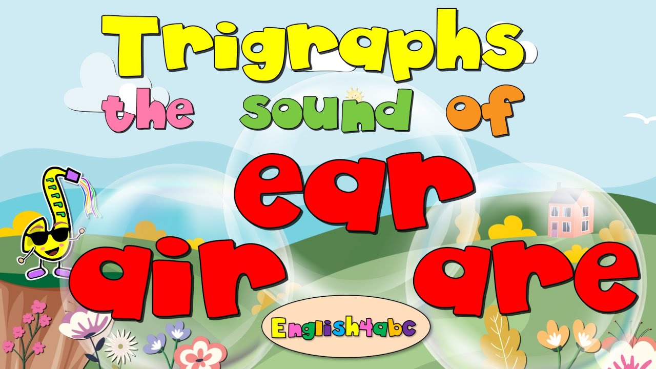Trigraphs / Diphthongs/ Long Vowel air-ear-are / Phonics Song