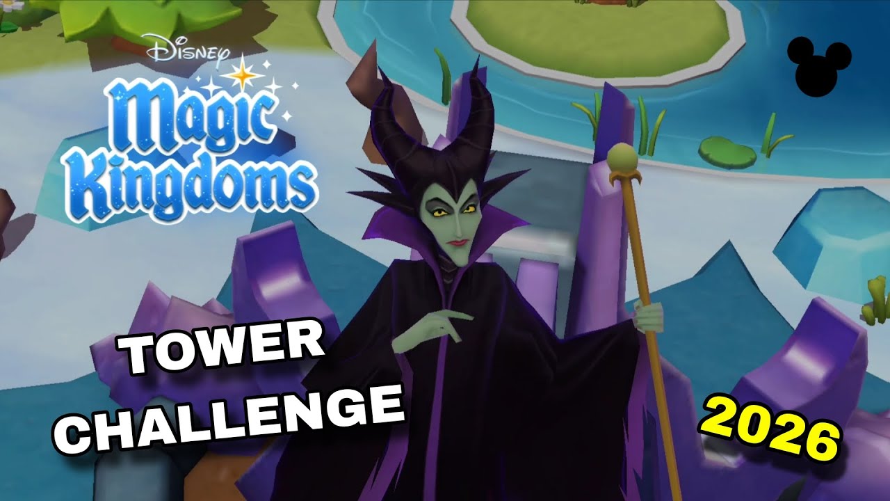 Disney Magic Kingdoms Tower Challenge - January 2026 ( Maleficent is Back ) ! 