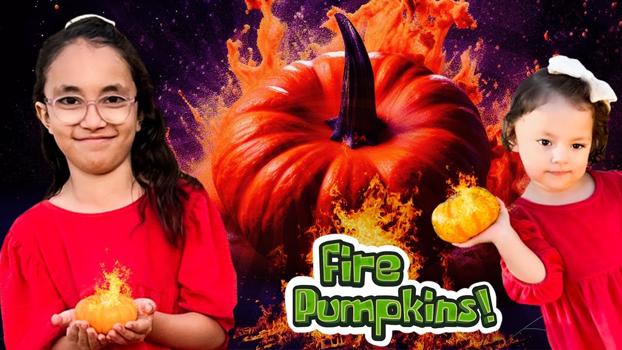 Janeidy and the kids visit and have fun at the pumpkin patch!