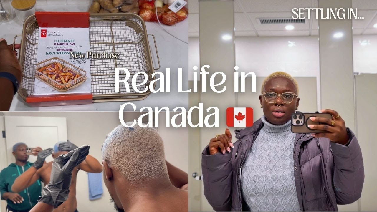 Newcomer Life in Canada 🇨🇦 | Credit Card Setup, Hair Dye at Home & Exploring Downtown Calgary