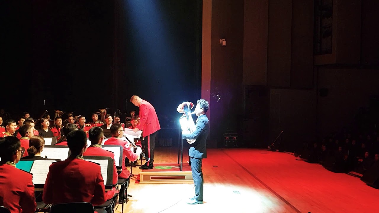 님은 먼곳에(euphonium solo with army band)