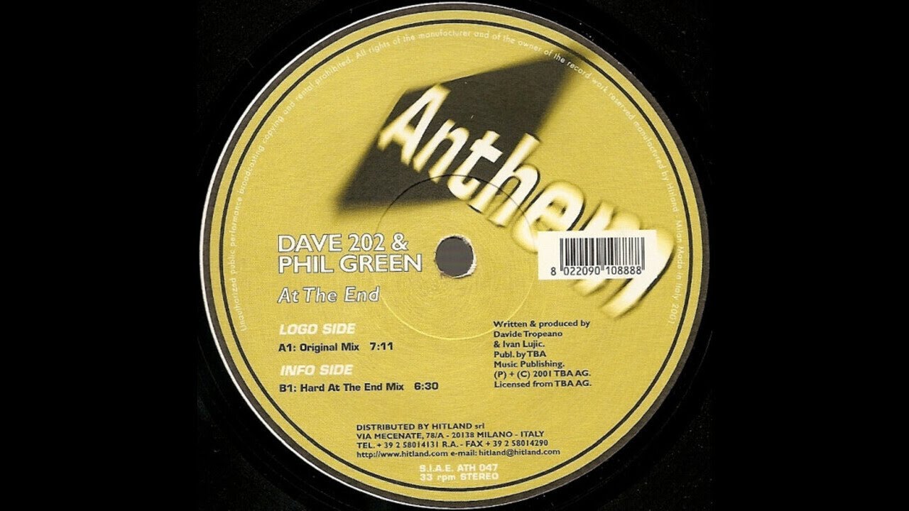 Dave 202 & Phil Green - At The End (Original Mix) [2002]