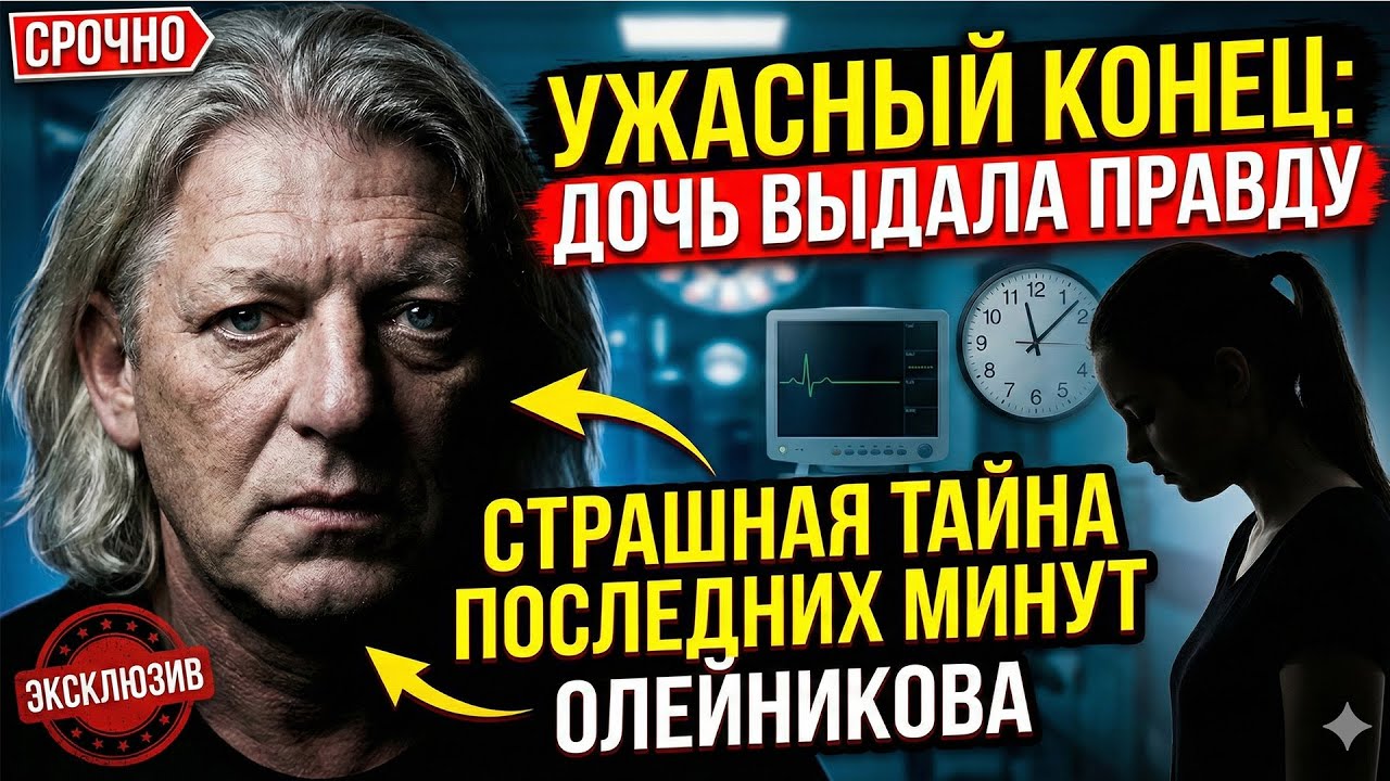 Ушел мгновенно и страшно: дочь Олейникова нарушила молчание о последних секундах жизни отца