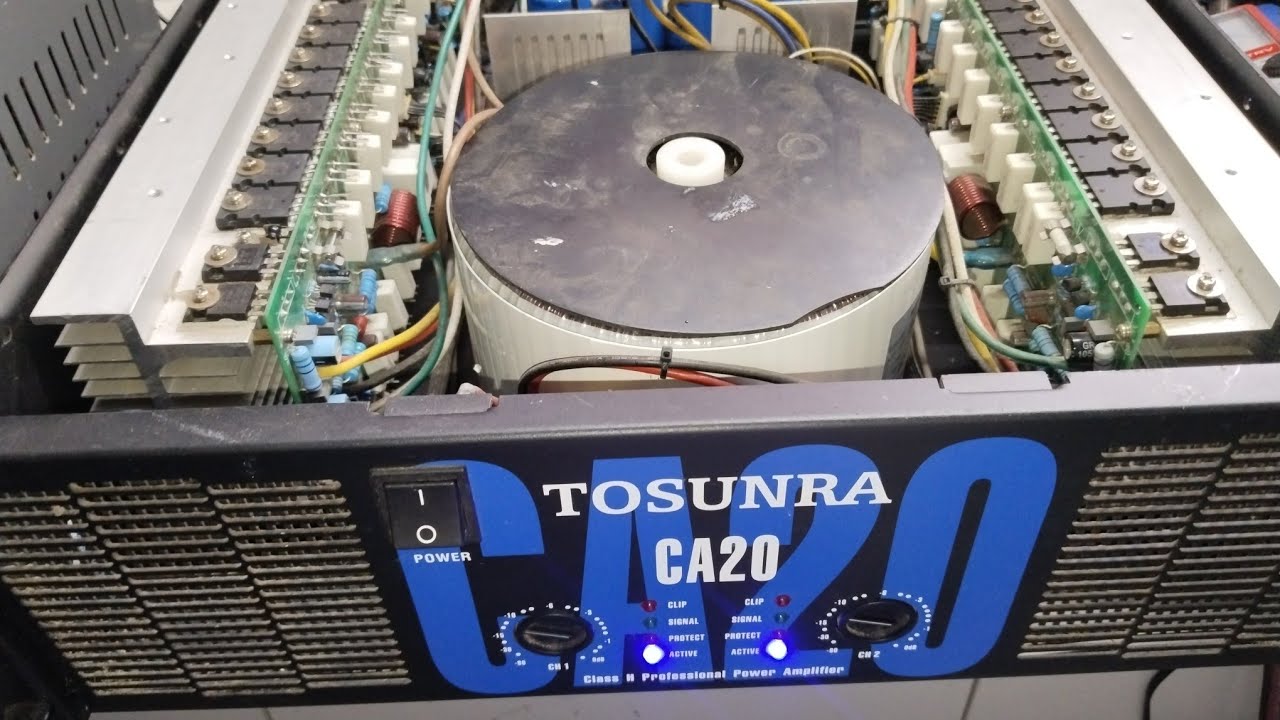 TOSUNRA CA20 POWER AMPLIFIER CLIP PROTECT PROBLEM PAANU AYUSIN,step by step