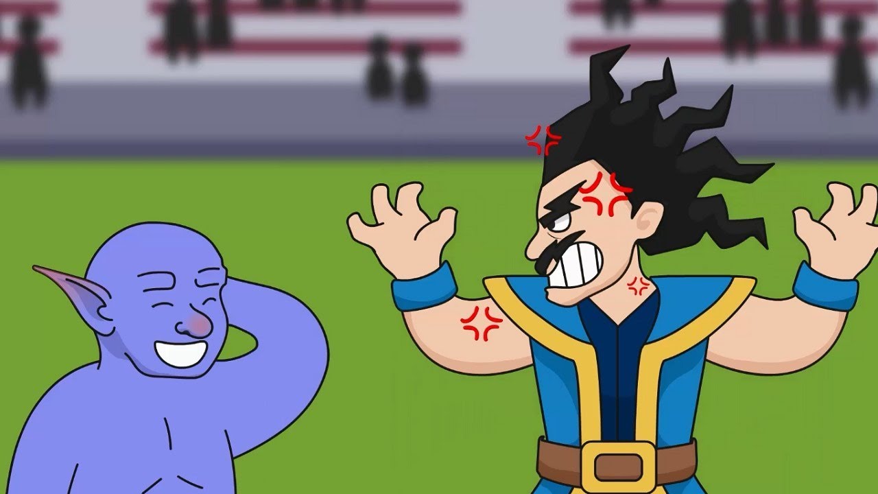 Clash Royale Animation #27: Idiot Bowler (TouchDown Mode)