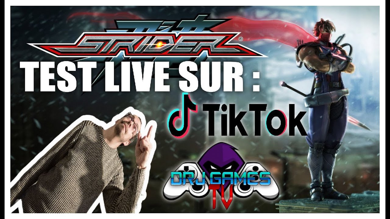 TEST LIVE TIKTOK AVEC STRIDER SUR PC