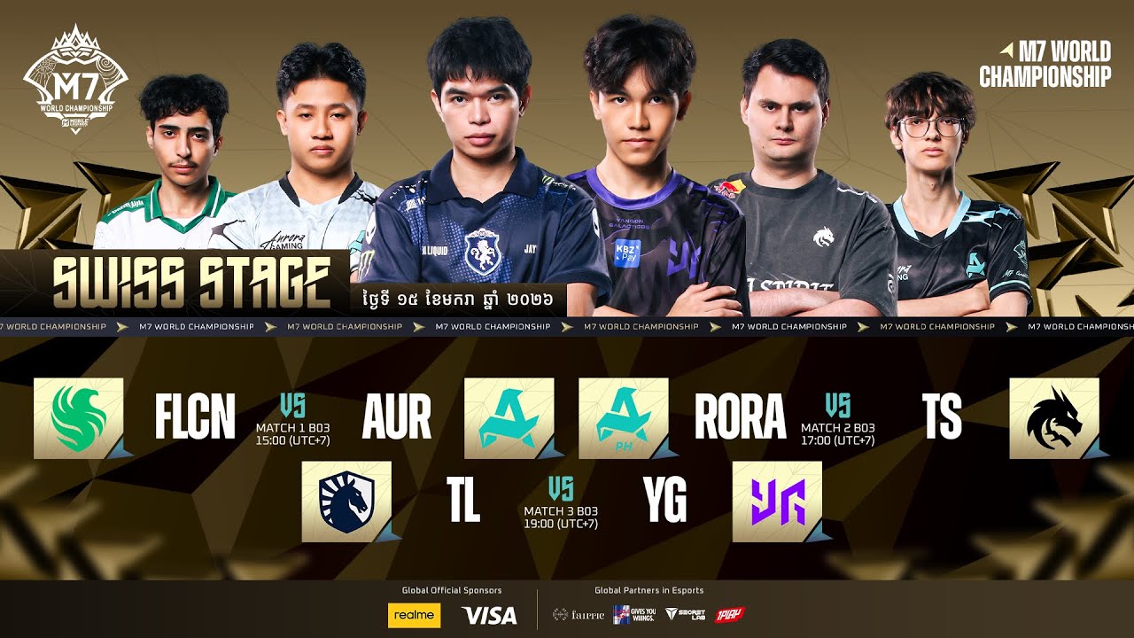 🔴 LIVE | SWISS STAGE ថ្ងៃទី 5 | M7 World Championship | (KH)