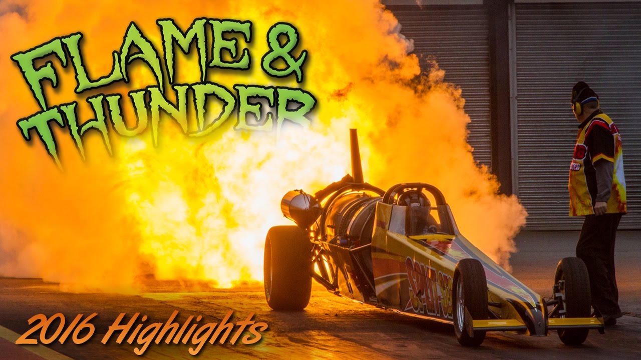 Flame & Thunder 2016 Highlights at Santa Pod Raceway