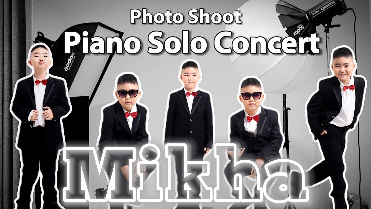 Mikha bingung, turntable apa sih?  lagi photo shoot persiapan Solo Konser Piano #piano