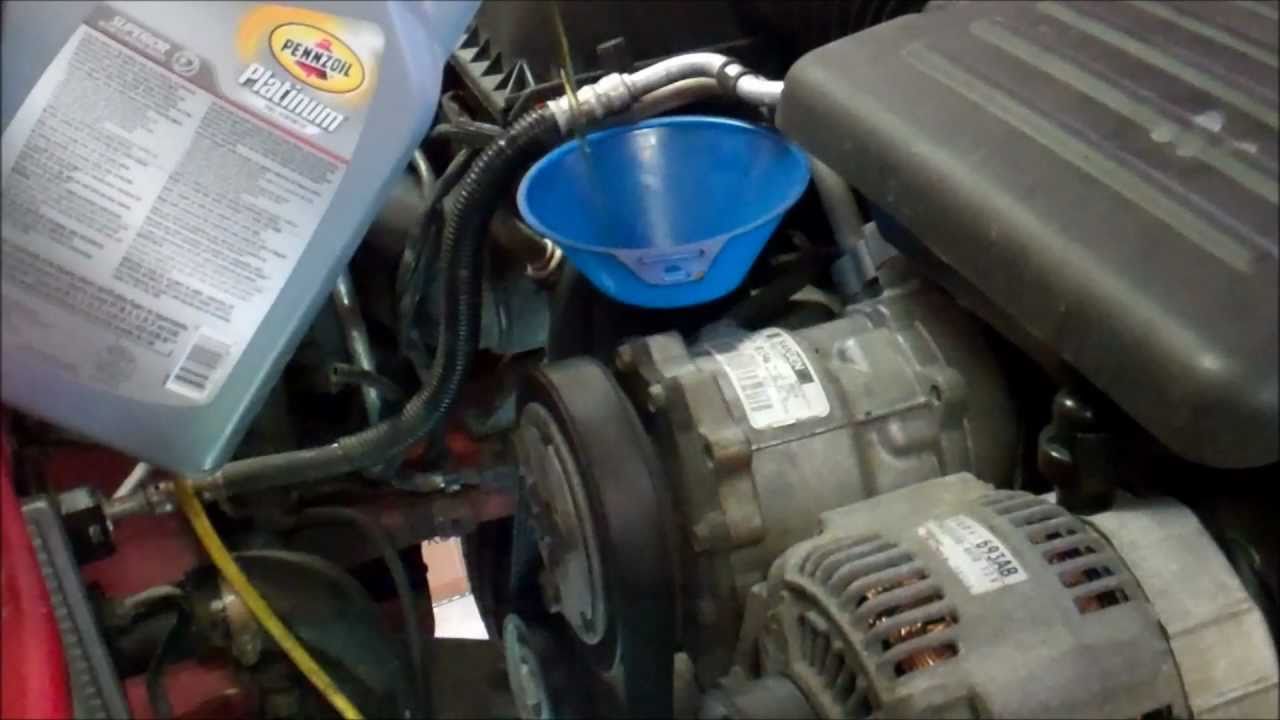 2001 Dodge Dakota 4.7L Engine Oil Change