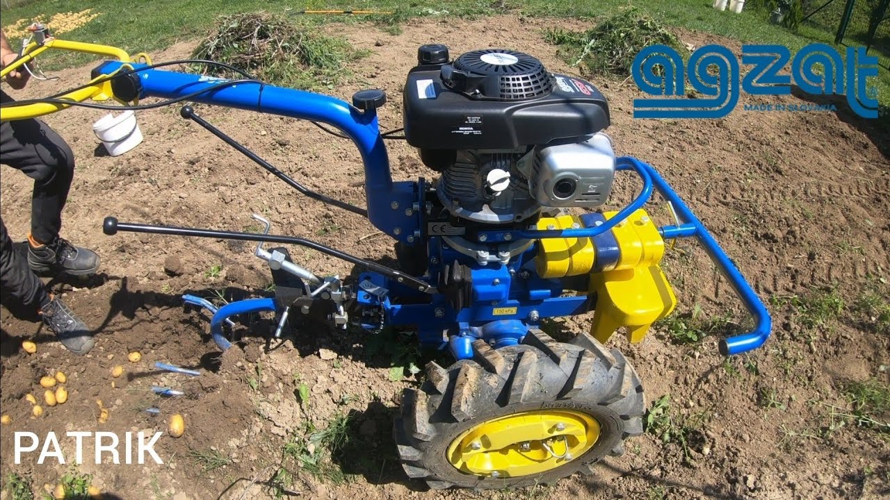 AGZAT | Honda GSV 190 |  - Digging potatoes  /Growing potatoes  / Sadenie a Vyorávanie zemiakov