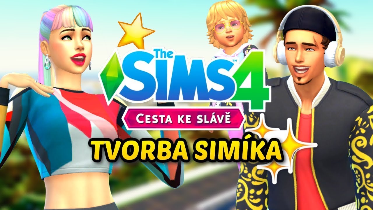 ⭐️ HVĚZDNÁ MÓDA ⭐️ V THE SIMS 4 CESTA KE SLÁVĚ 💃 | Novinky ve Tvorbě Simíka (CAS)