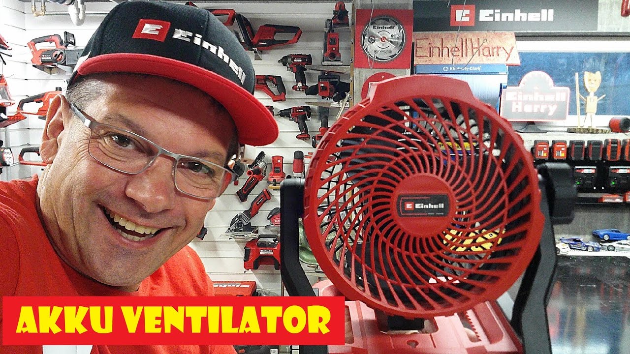 DER Einhell Akku Ventilator von powerXchange @FrüchtlHarry @Einhell_DACH