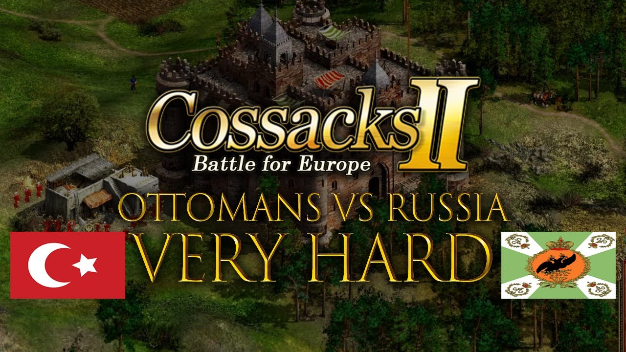 Cossacks 2  Battle for Europe - Ottomans Vs Russia (Very Hard)