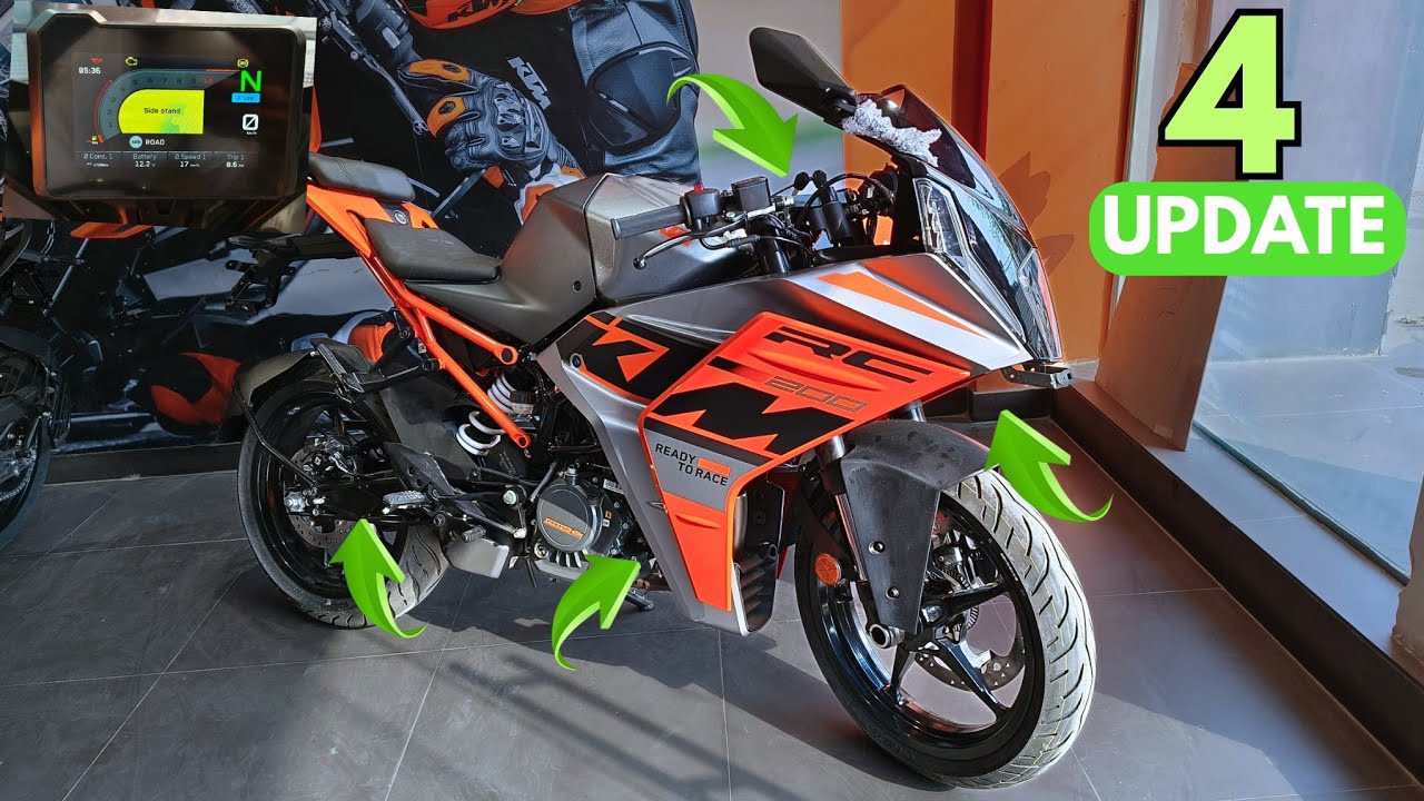 New KTM RC 200 Launch 2025 Model Metallic Grey With TFT Display Full Detail Review | Top Speed