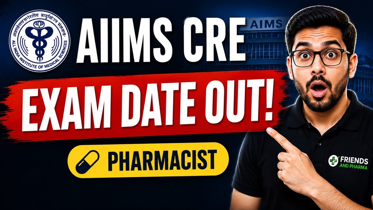 AIIMS CRE Pharmacist Exam Date Out 2026 | Admit Card, Shift & Important Instructions